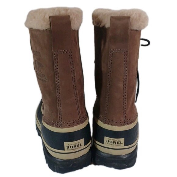 Sorel Caribou Suede Waterproof Wool Pac Boot - Size 11 - Vintage Excellent! - Picture 8 of 12